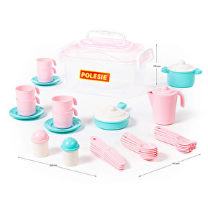 POLESIE 57679 NASTENKA YEMEK TAKIMI 6 KİŞİLİK 38 PARÇA