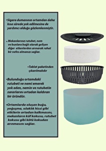 Nem Alıcılı Ve Rutubet Giderici  Aparat - 500 Gr -Üçgen Yeşil Elma 2'Li (Tablet Dahil)
