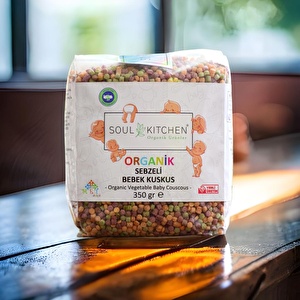 Organik Sebzeli Bebek Kuskus 350gr (Tuzsuz)