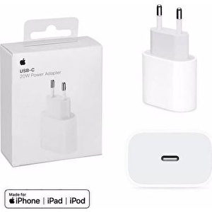 Apple 20 W USB-C Güç Adaptörü - Type-C Lightning Şarj Başlığı