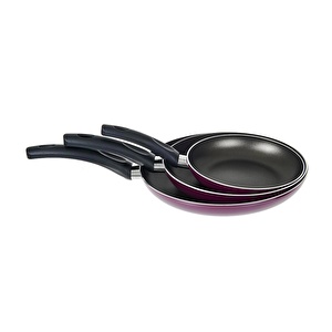 Teflon 3'lü Tava Seti 18 cm + 22 cm + 26 cm