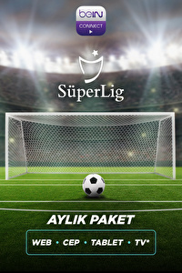 Süperlig 4 Ekran Aylık Paket (Web,Cep,Tablet,Smart TV)