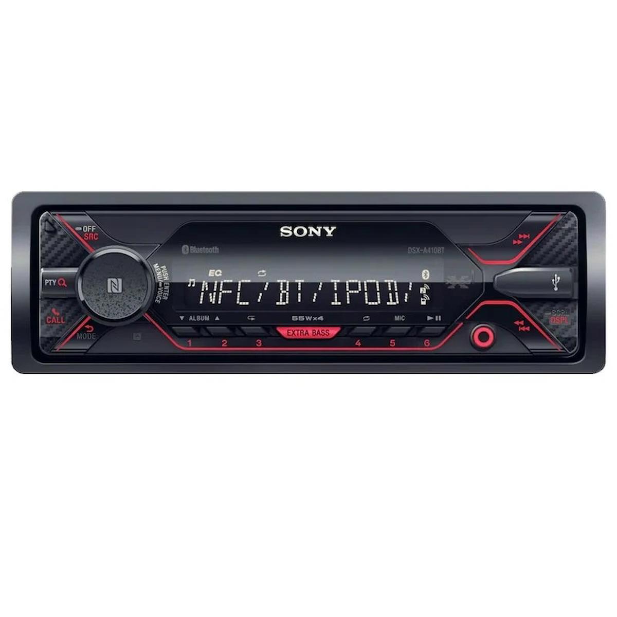 SONY DSX-A410BT USB/FM/AUX/BLUETOOTH OTO TEYP 4 X 55 WATT