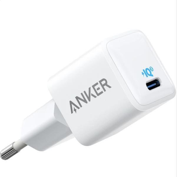 Anker PowerPort III Nano 20W USB-C Güç Adaptörü - Apple iPhone Hızlı Şarj Uyumlu