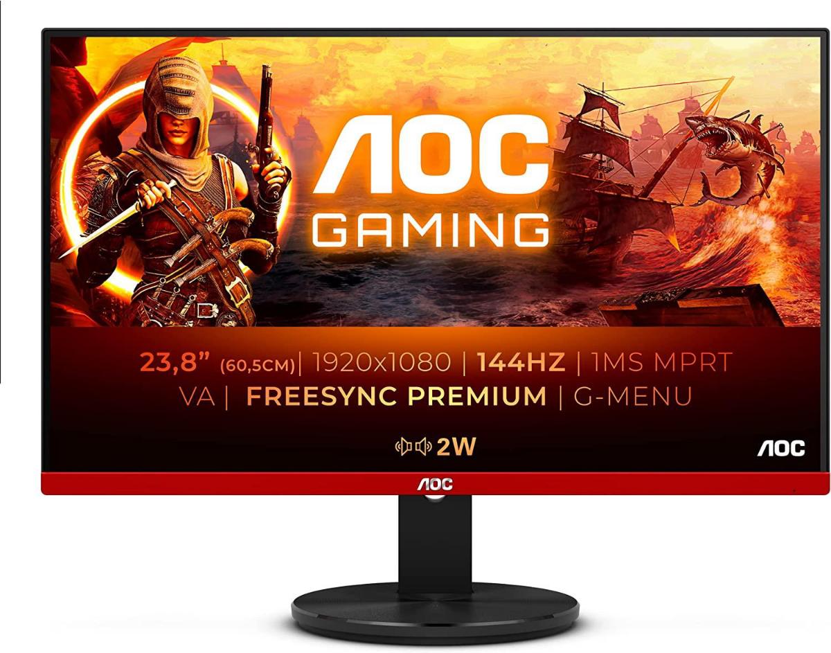 AOC G2490VXA 23.8" 144Hz 1ms (Display+HDMI) FreeSync Full HD Monitör