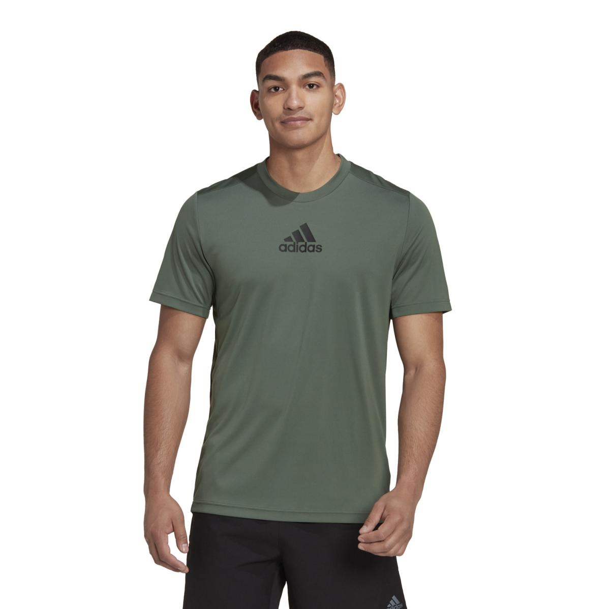 HM4781-E adidas M 3S Back Tee Erkek T-Shirt Haki