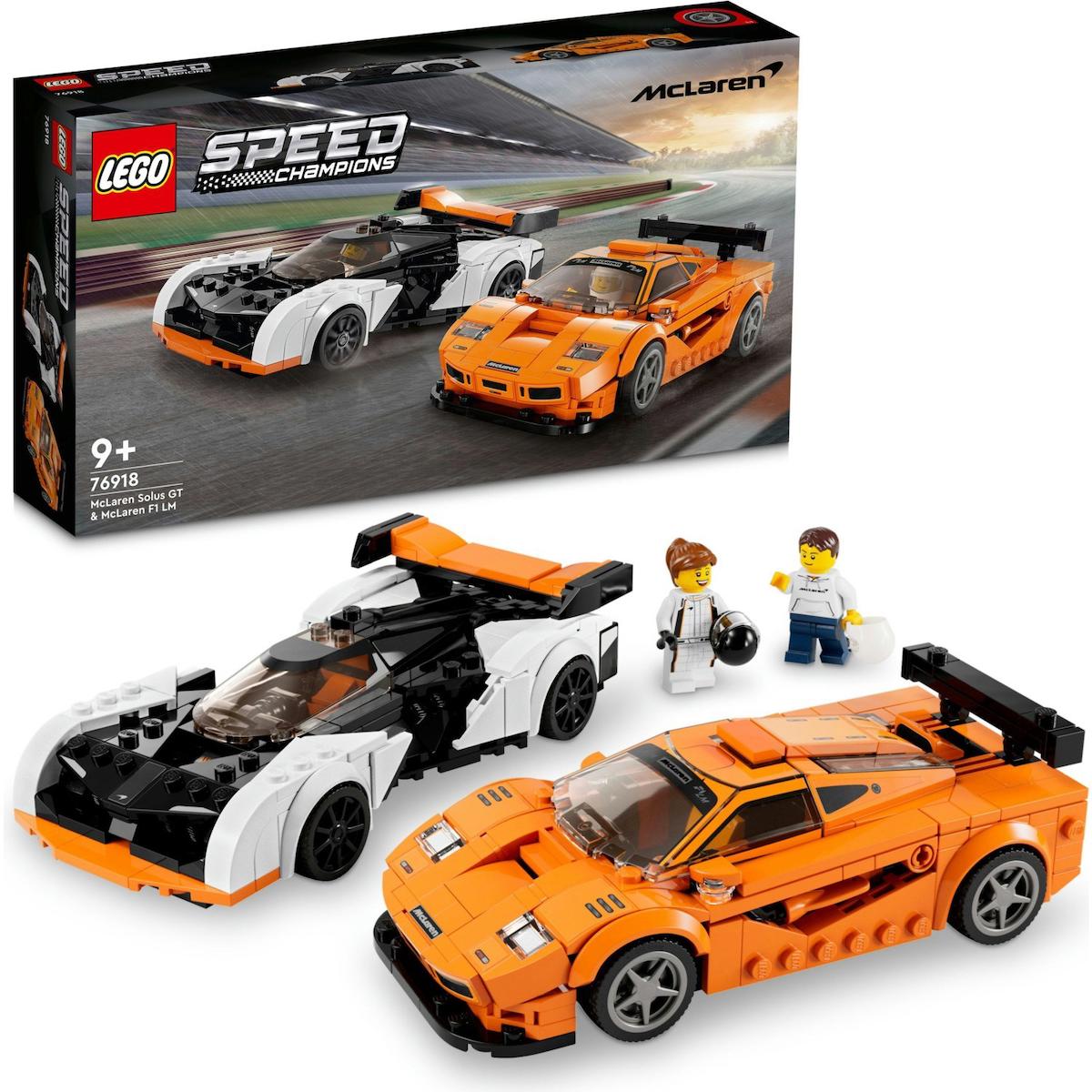 Lego 76918 ® Speed Champions Mclaren Solus Gt Ve Mclaren F1 Lm
