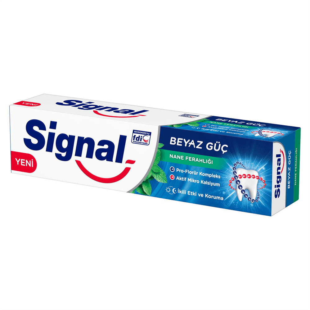 Signal Çürüklere Karşı Nane Ferahlığı Diş Macunu 100 ml 3 Paket
