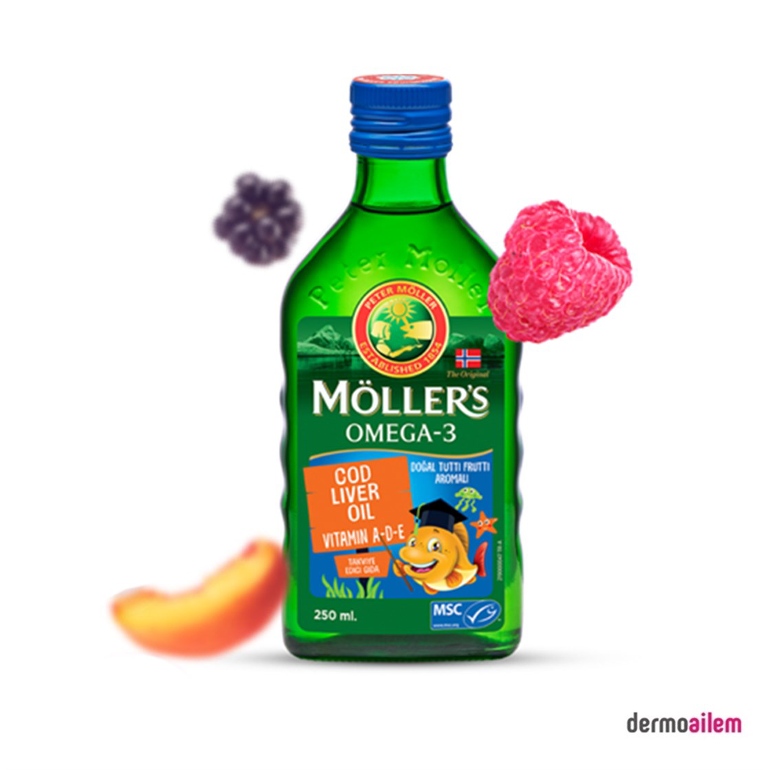 Möller's Omega 3 Balık Yağı Tutti Frutti Aromalı