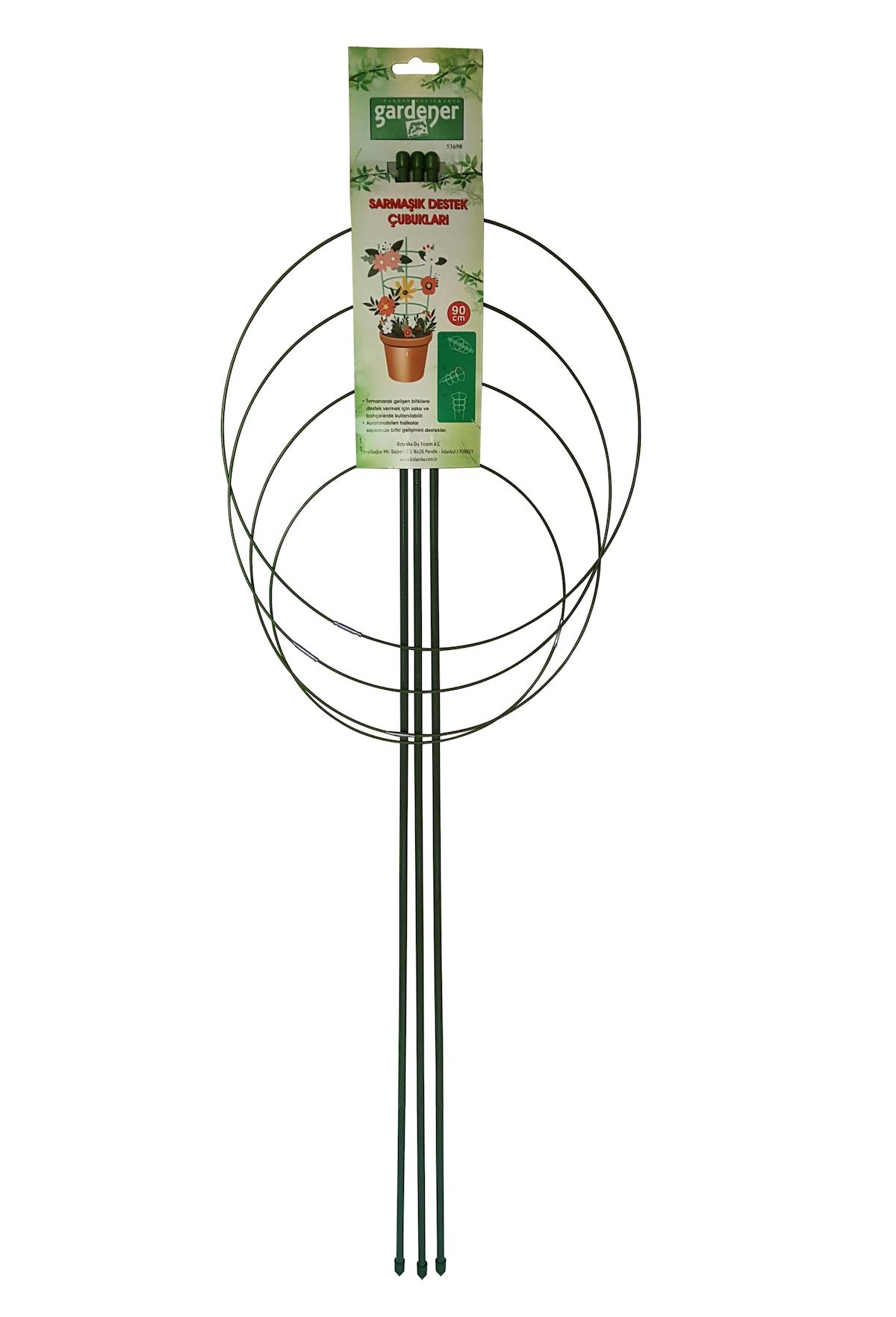 Gardener 53698 Halkalı Destek (sarmaşık) Çubuğu-90 Cm