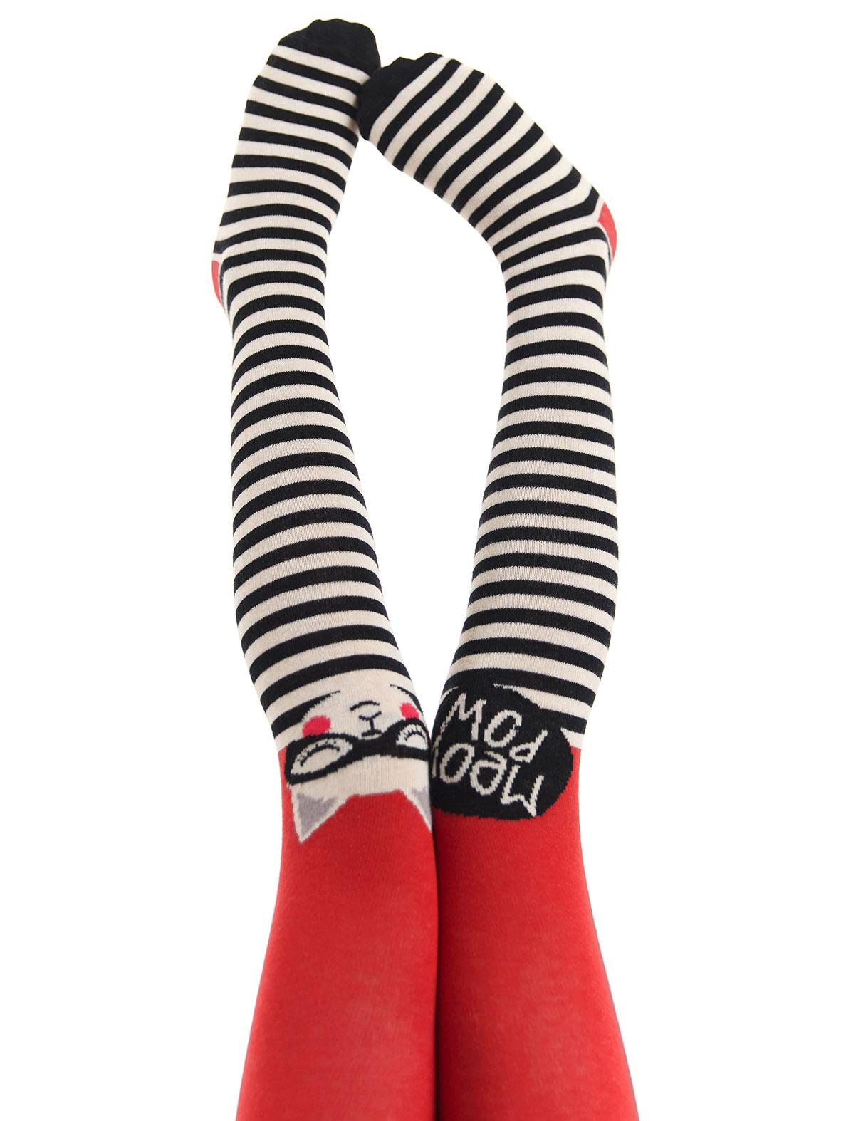 Meow Pow Kız Çocuk Külotlu Çorap