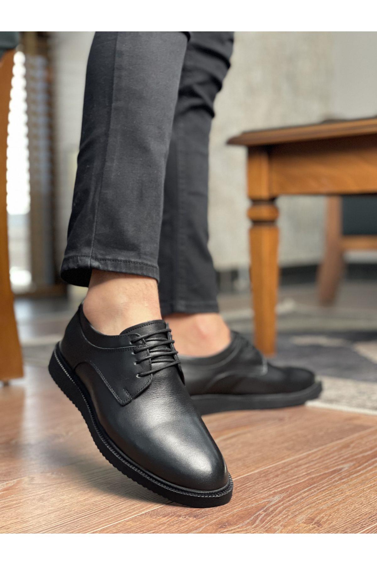 Muggo Marcel Garantili Erkek Günlük Klasik Hakiki Deri Casual Ayakkabı