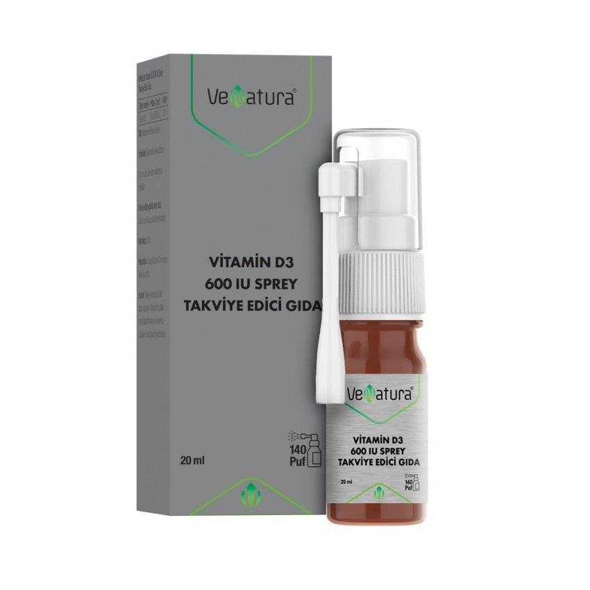 Venatura Vitamin D3 600 IU Sprey 20 ml