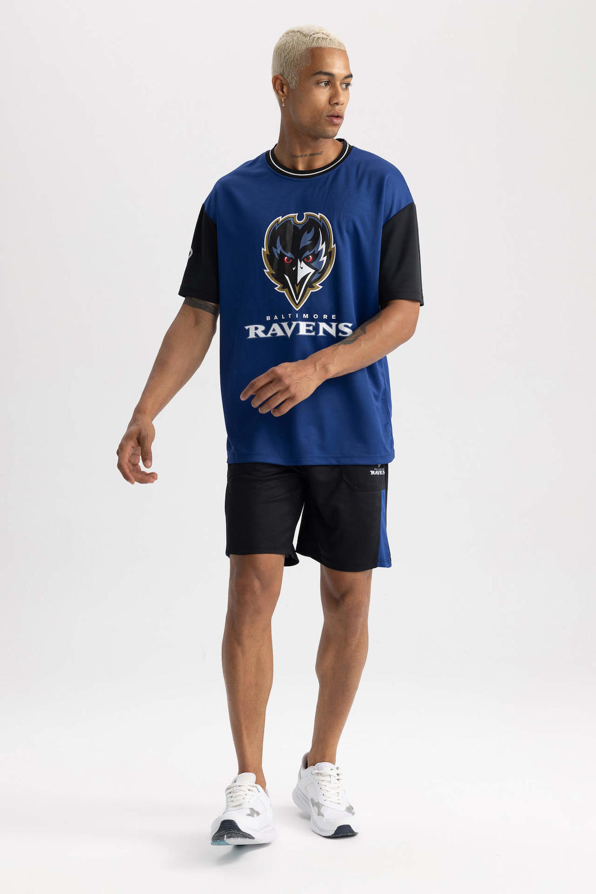 DeFacto Fit NFL Baltimore Ravens Standart Fit Premium Sort