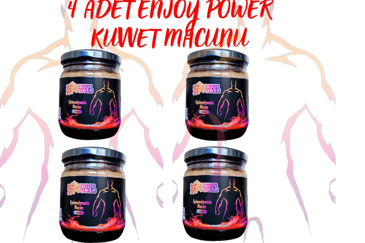 4 ADET Enjoy Power Epimedyumlu Kuvvet Macunu 240gr