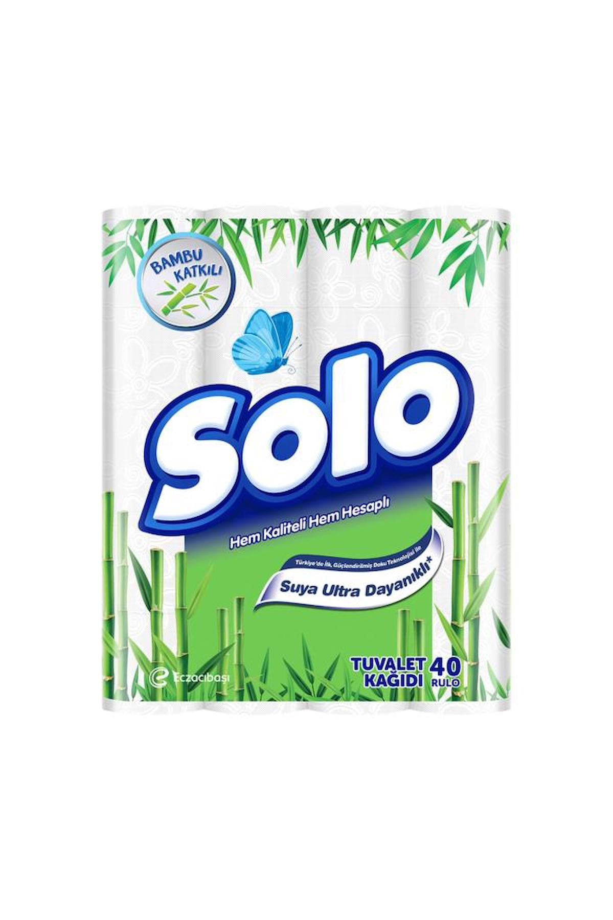 Solo Bambu Katkılı Tuvalet Kağıdı 40'lı Fiyatları ve Modelleri