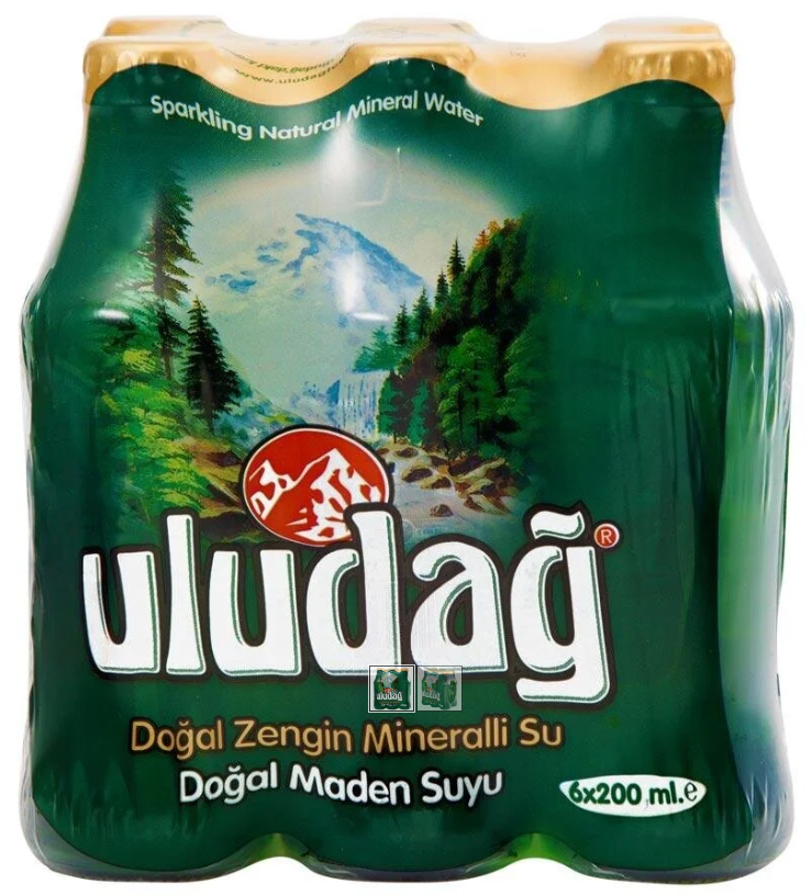 Uludağ Doğal Maden Suyu 6'lı 200 Ml