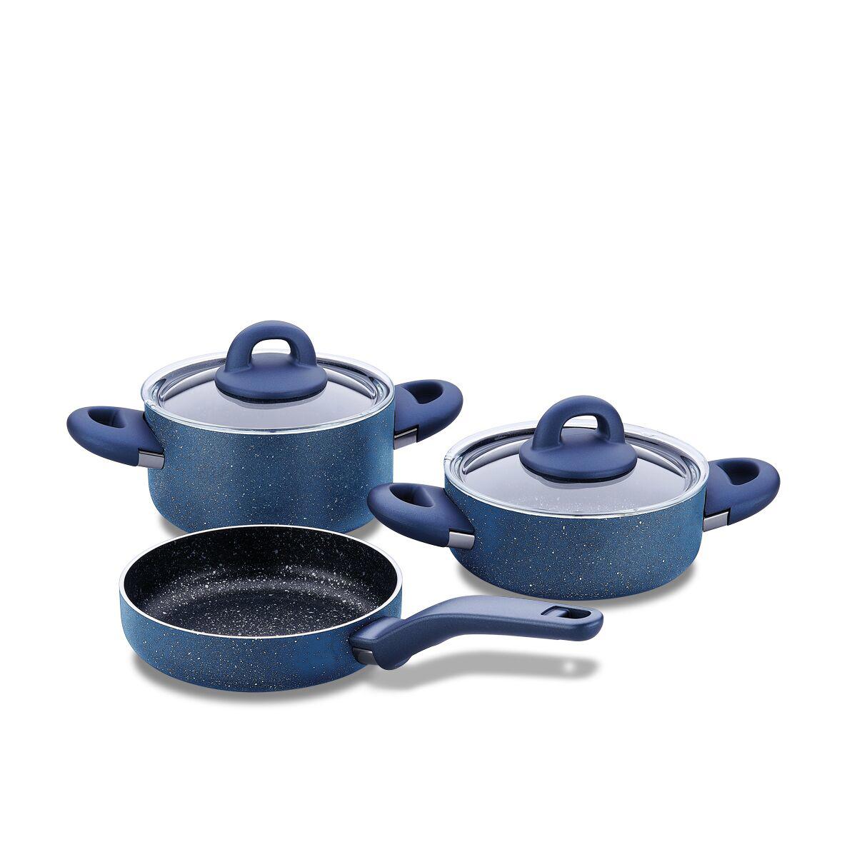 Korkmaz Mia Granite 7 Piece Cookware Set - A1146 – Kitchen Mart