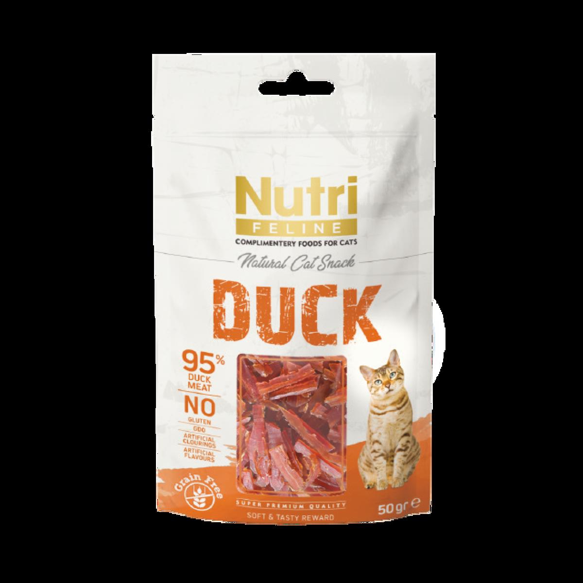 NF Ördek Etli Tahılsız Nutri Feline 50Gr Kedi Ödülü