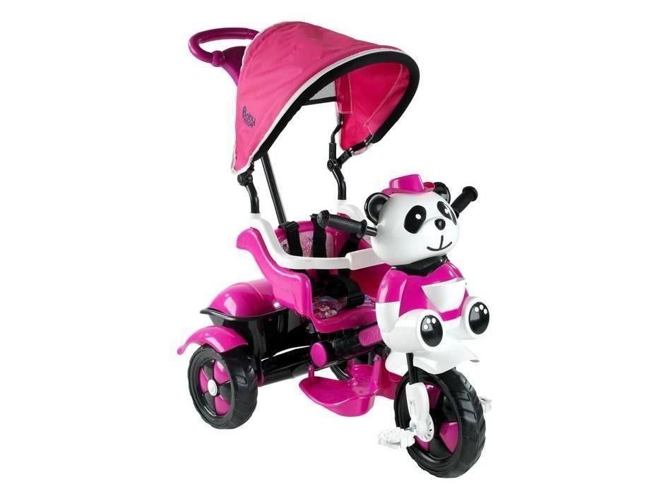 Babyhope 127 Little Panda 3 Tekerli Kontrollü Bisiklet Pembe