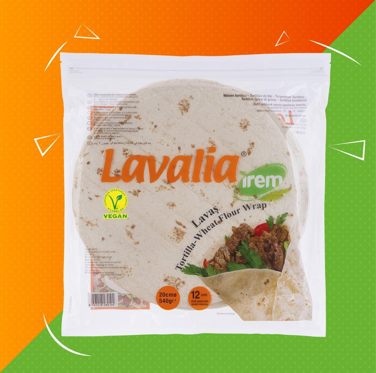 Lavaliairem Vegan Tortilla Lavaş 20 cm 12 adet