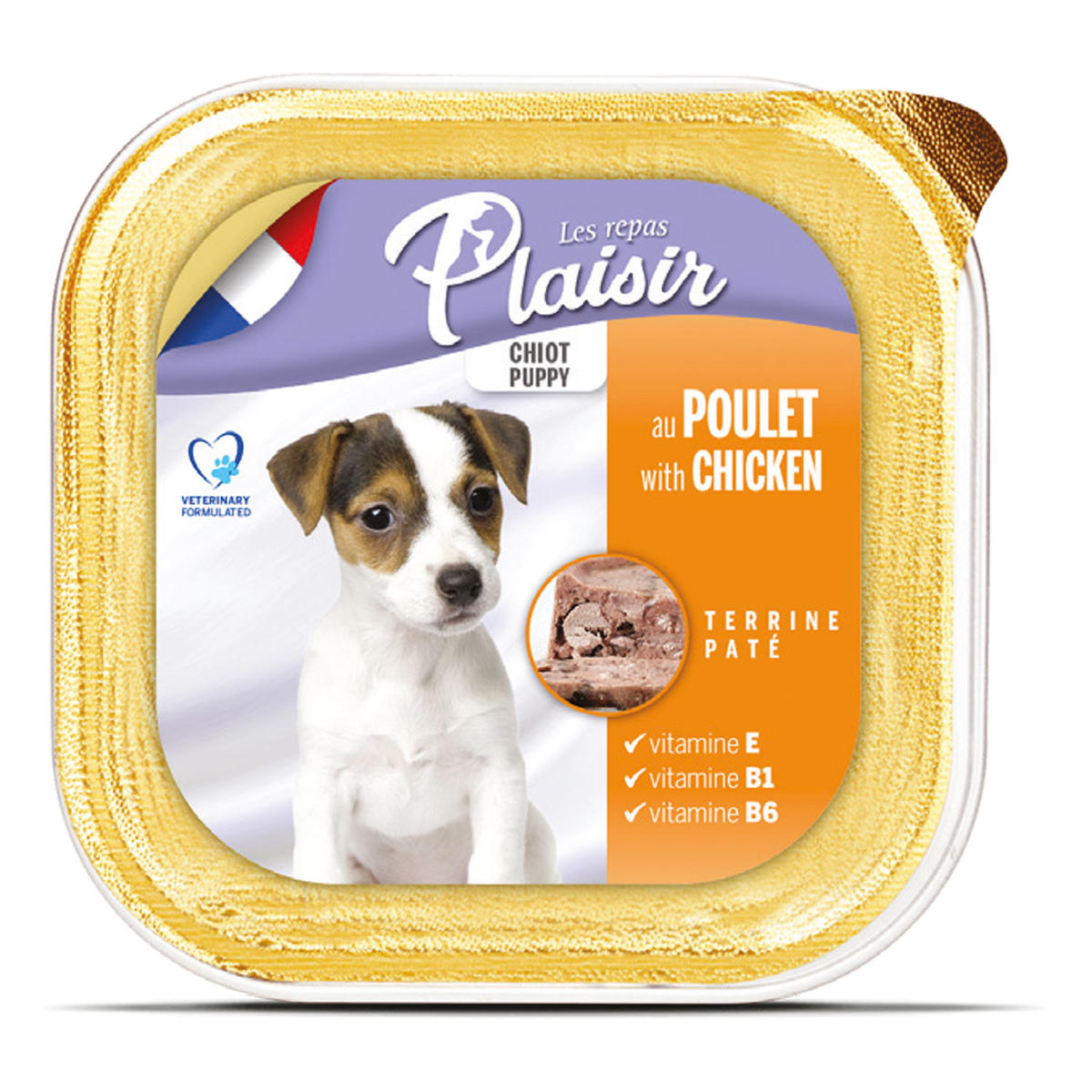 Tavuklu Etli Pate Puppy Plaisir 150Gr Yavru Yaş Köpek Maması