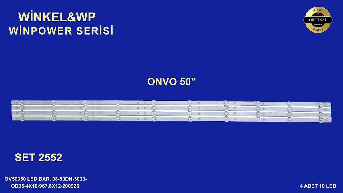 Onvo Tv LED BAR 50 inç 4lü takım 10 mercek 284433-M9