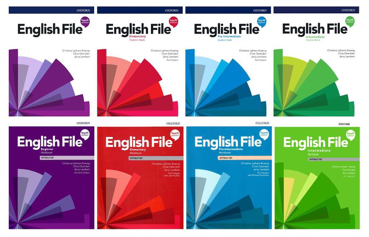 English File 4th Edition Beginner + Elementary + Pre Intermediate ...