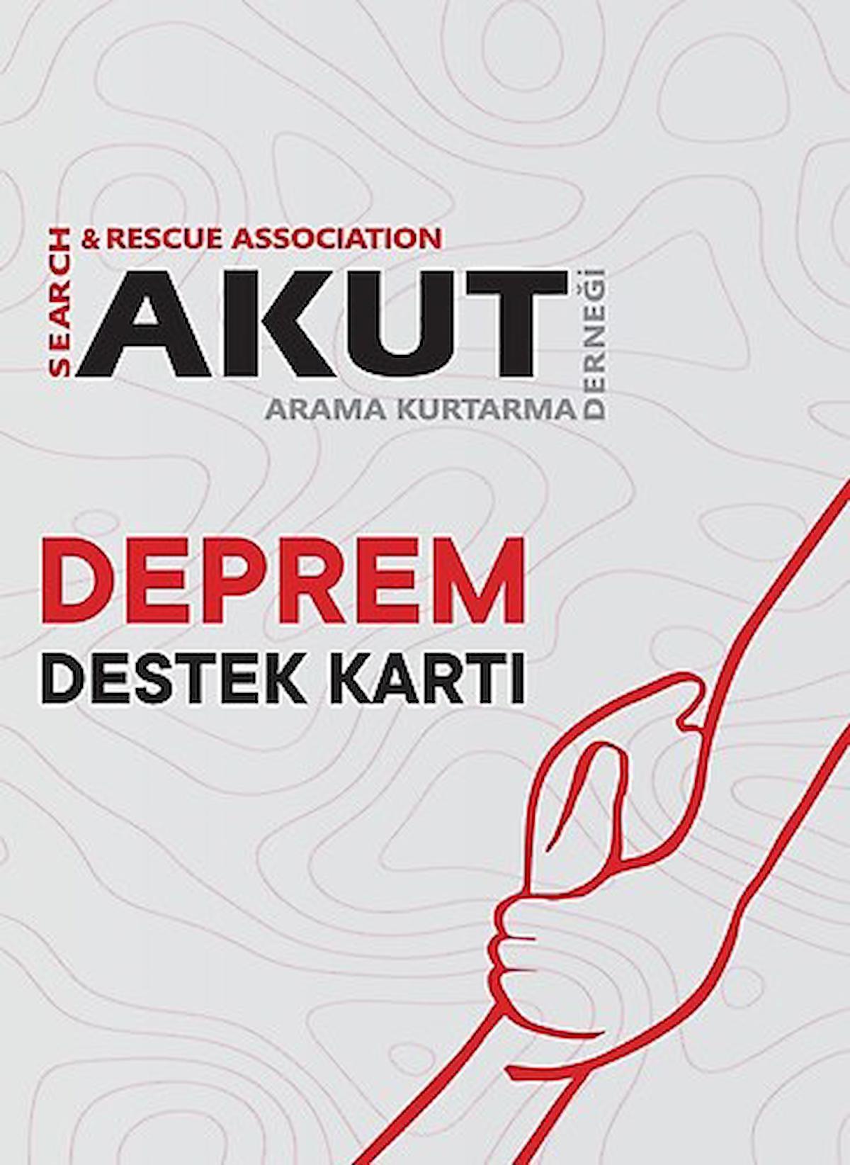 Akut Deprem Dijital Destek Kartı