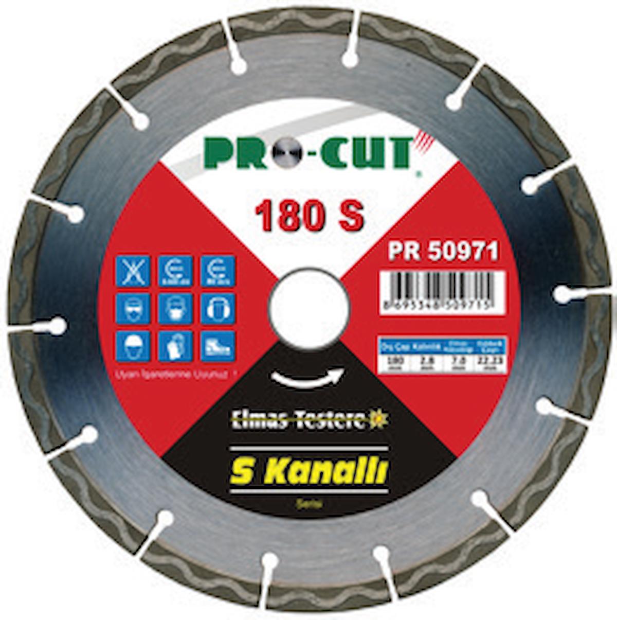 Procut PR50969 115mm S Kanallı Kesim Bıçağı