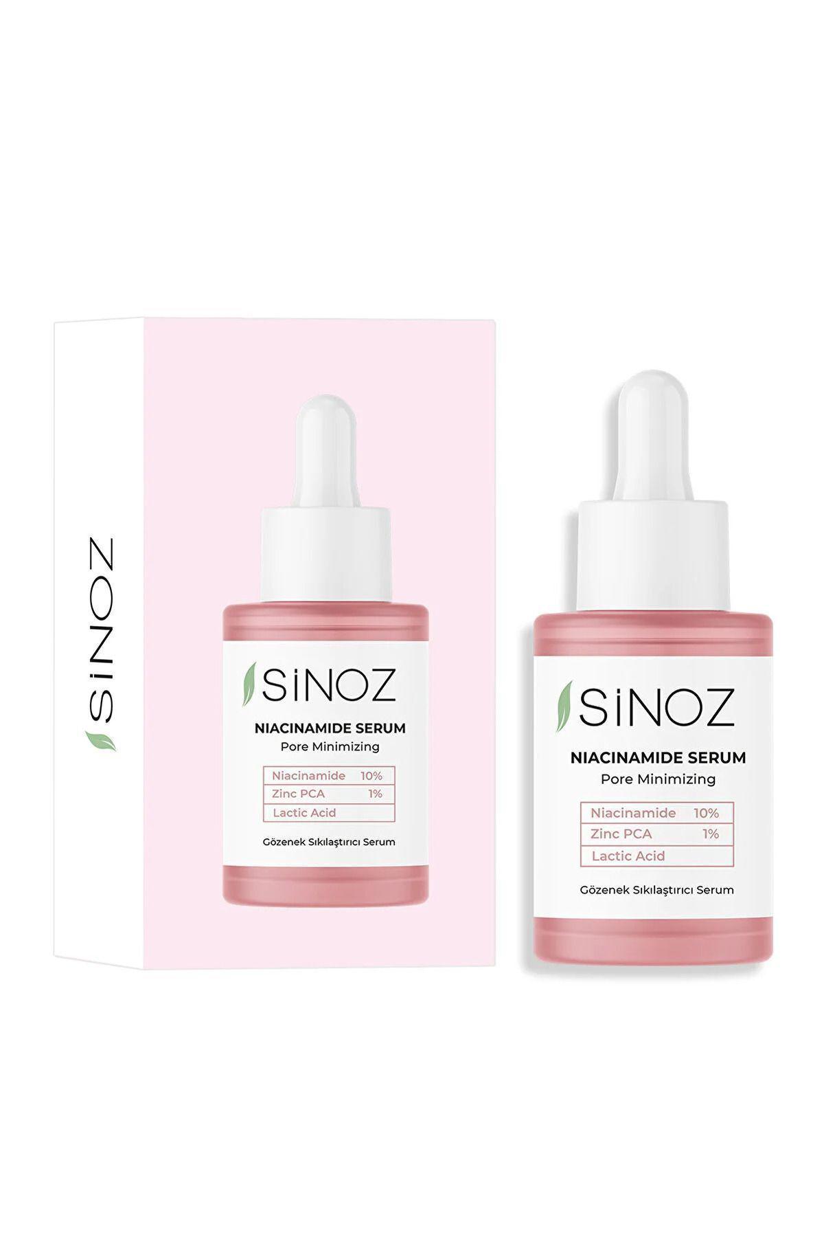 Sinoz Gözenek Sıkılaştırıcı Sebum Dengeleyici Sivilce Karşıtı Serum Niacinamide 10% + Zinc Pca 1% 30 Ml