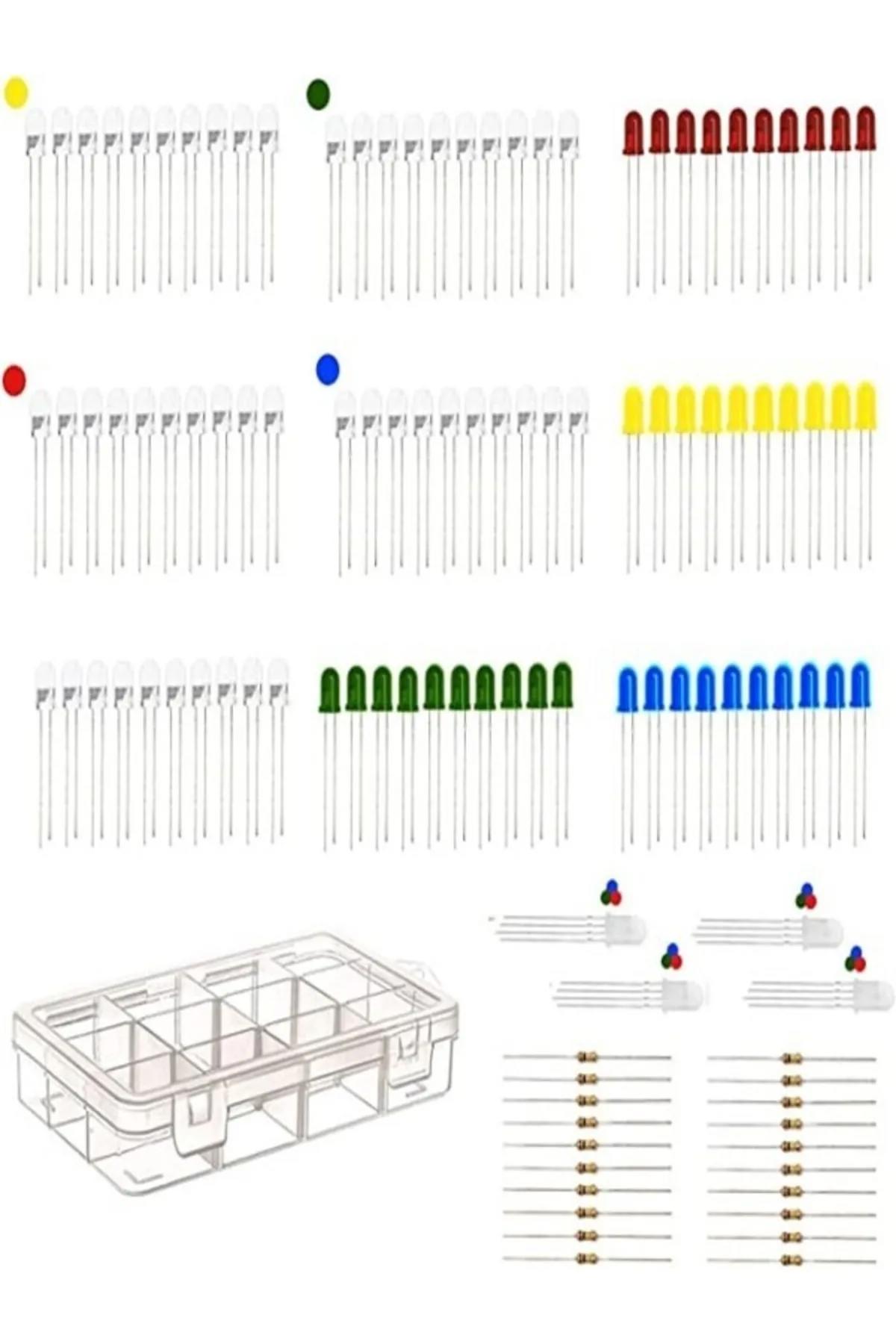 5mm Arduino Diyot Led Ve Direnç Seti - 15 Parça 135 Adet Fiyatları ve ...