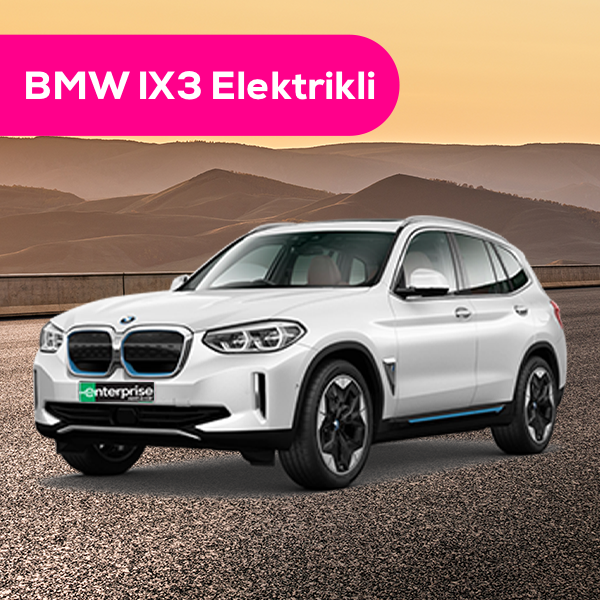 BMW IX3 Elektrikli Günlük 3.390 TL!