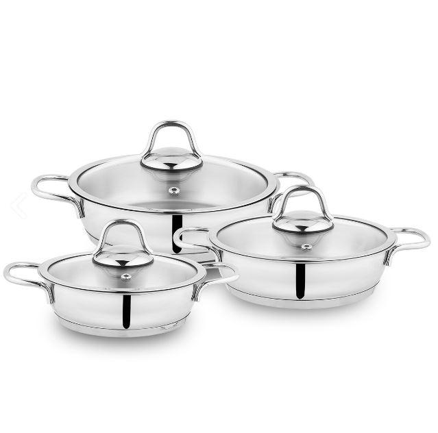 Schafer Eva Çelik Sahan Seti-6 Parça-Inox-1.JPG