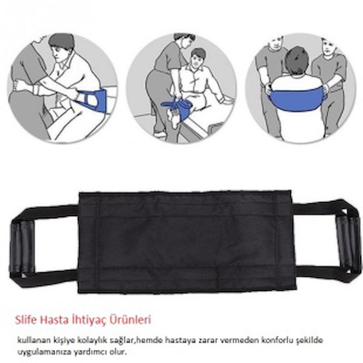 KULLANIMI KOLAY: Süper kavrama dolgulu çift halkalı tutma yerleri Güvenli bir Kaldırma/Aktarma Deneyimi sağlamak için hastanın ağırlığını eşit şekilde destekleyin. Yastıklı askılar, hastayı hareket ettirirken hastanın cildinin yıpranmasını önler (sırt, boyun ve omuzlar sıklıkla aşınan parçalardır). yatakta, sandalyede yeniden konumlandırmaya yardımcı olmak için de kullanın. Tek kişinin durumunda hastaların bakımı için uygundur. ? ÇOKLU KULLANIM: transfer askısı, birden fazla kullanıma ve uygulamaya sahip evrensel bir transfer cihazıdır. Yatak, sandalye, araba, yürüteç, banyo vb. yerden geçişlere yardımcı olur . ?Hastayı ters çevirin ?Hastayı yerden yukarı çekin ?Hastanın pantolonunu değiştirin ?Hastayı yatakta dik oturtun ? ÇOK DAYANIKLI: Ayakta durmaya yardımcı olan askıda kullanılan malzeme naylon Oxford kumaştır, güçlendirilmiş dikişlidir, çok güçlü ve dayanıklıdır. Maksimum ağırlık160 kg ? TAŞIMASI VE SAKLANMASI KOLAYDIR.