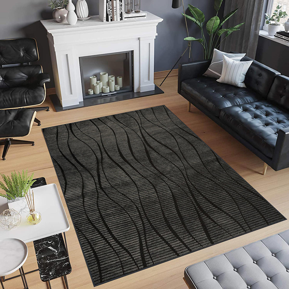 Dijital Baskı Yıkanabilir Kaymaz Taban Salon Halısı Ve Yolluk RVG0488