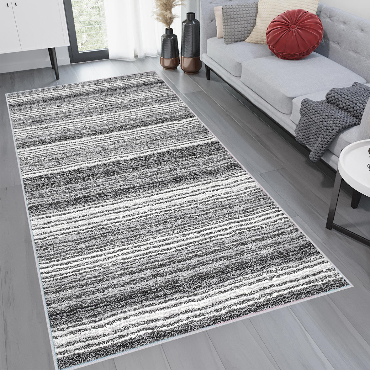 Dijital Baskı Yıkanabilir Kaymaz Taban Salon Halısı Ve Yolluk RVG1170