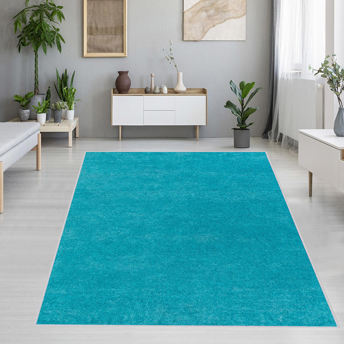 Dijital Baskı Yıkanabilir Kaymaz Taban Salon Halısı Ve Yolluk RVG1097