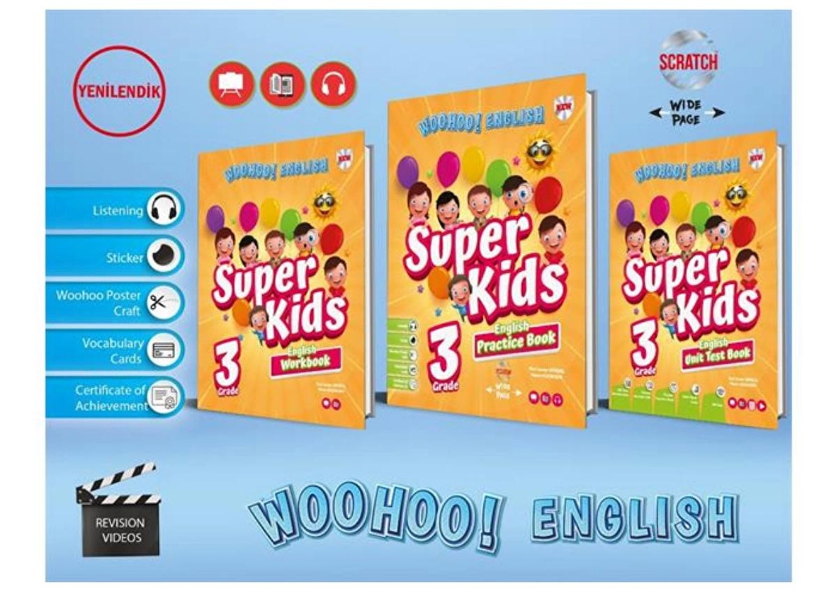 ı Super Kids Woo Hoo! 3.Sınıf Yeni