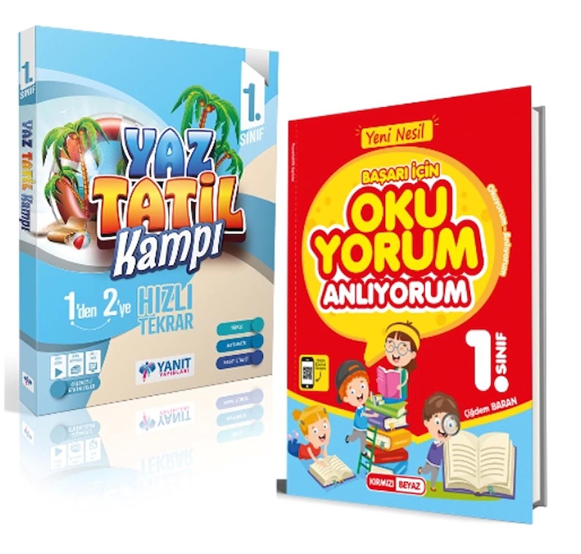 YANIT YAYINLARI 1. Sınıf Yaz Tatil Kampı + Kırmızı Beyaz Oku Yorum Anlıyorum