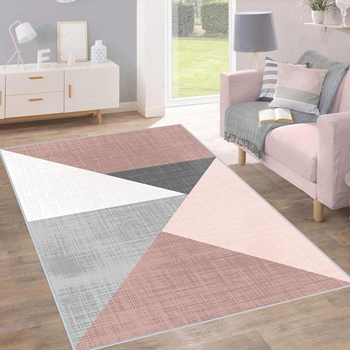 Dijital Baskı Yıkanabilir Kaymaz Taban Salon Halısı Ve Yolluk RVG0201-SD554
