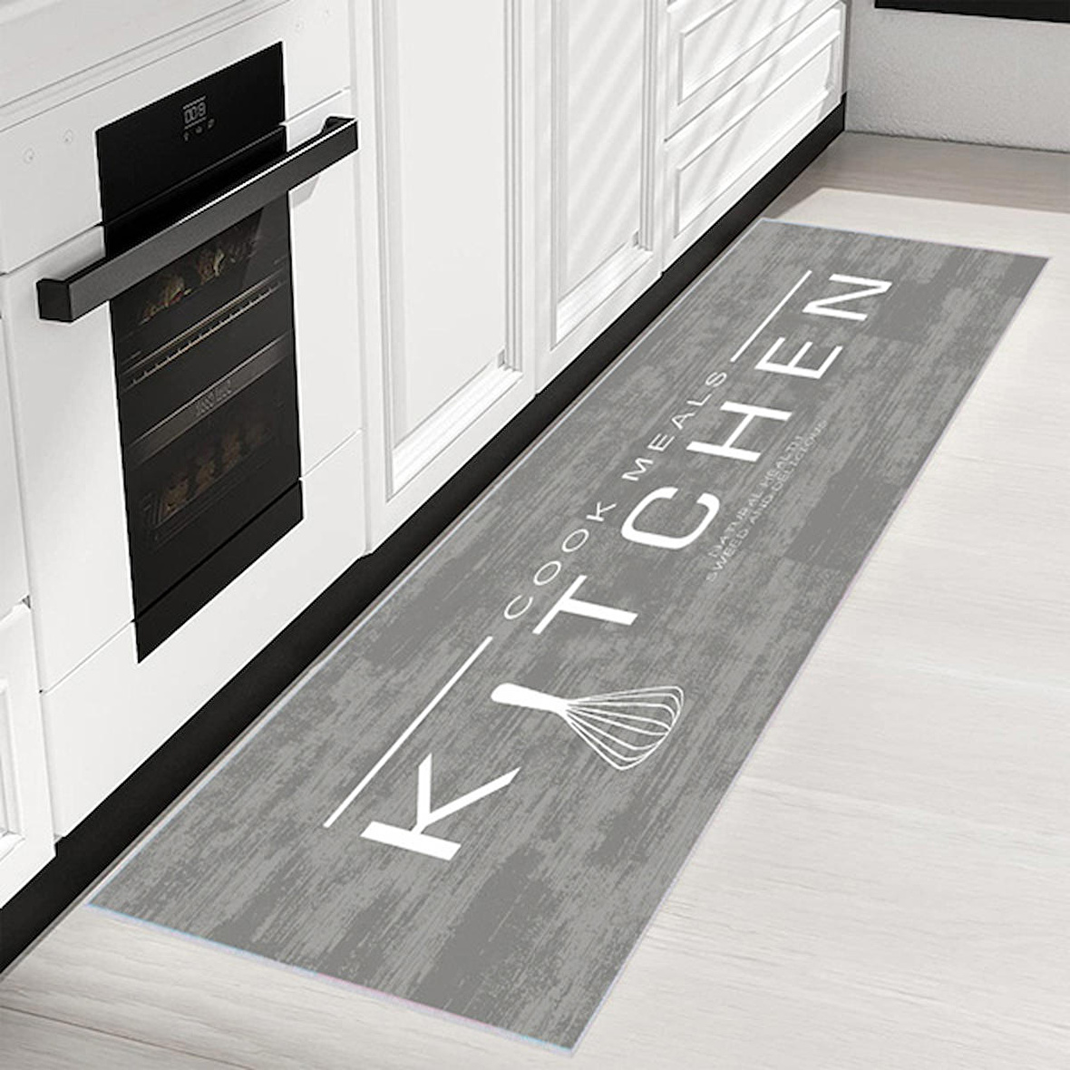 Dijital Baskı Yıkanabilir Kaymaz Taban Mutfak Halısı Ve Yolluk RVG2051-SD521