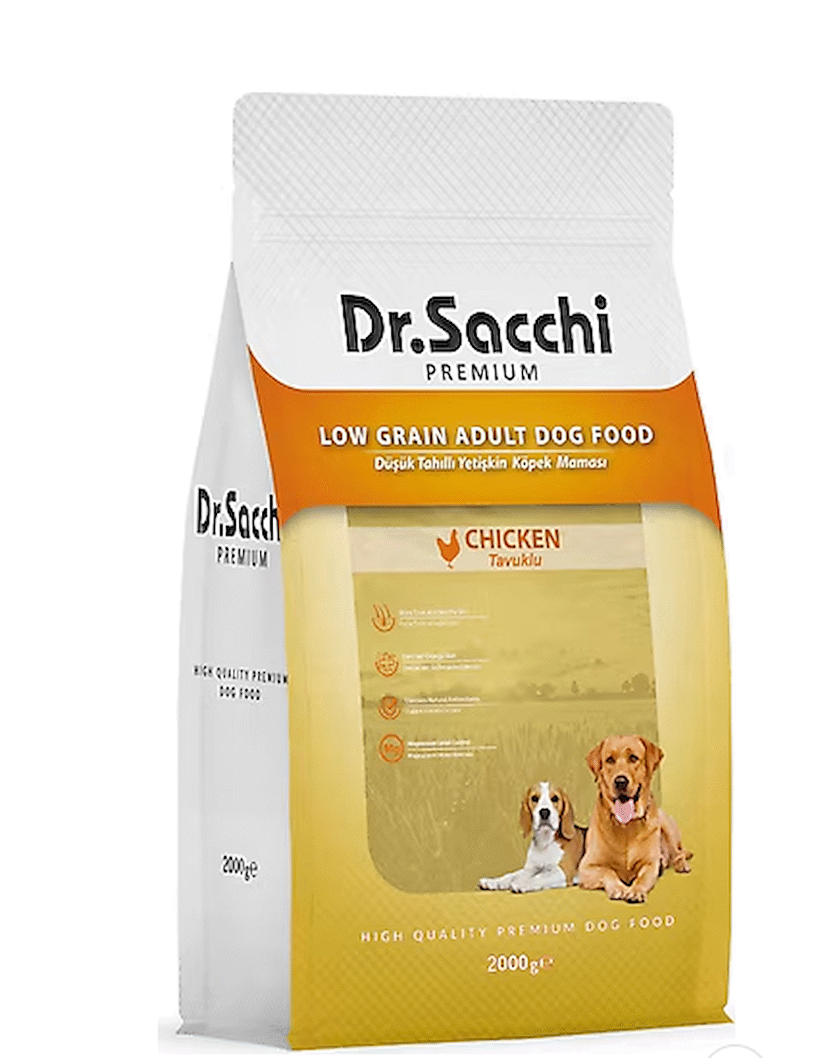 DR SACCHİ AZ TAHILLI KÖPEK MAMASI TAVUKLU 2KG