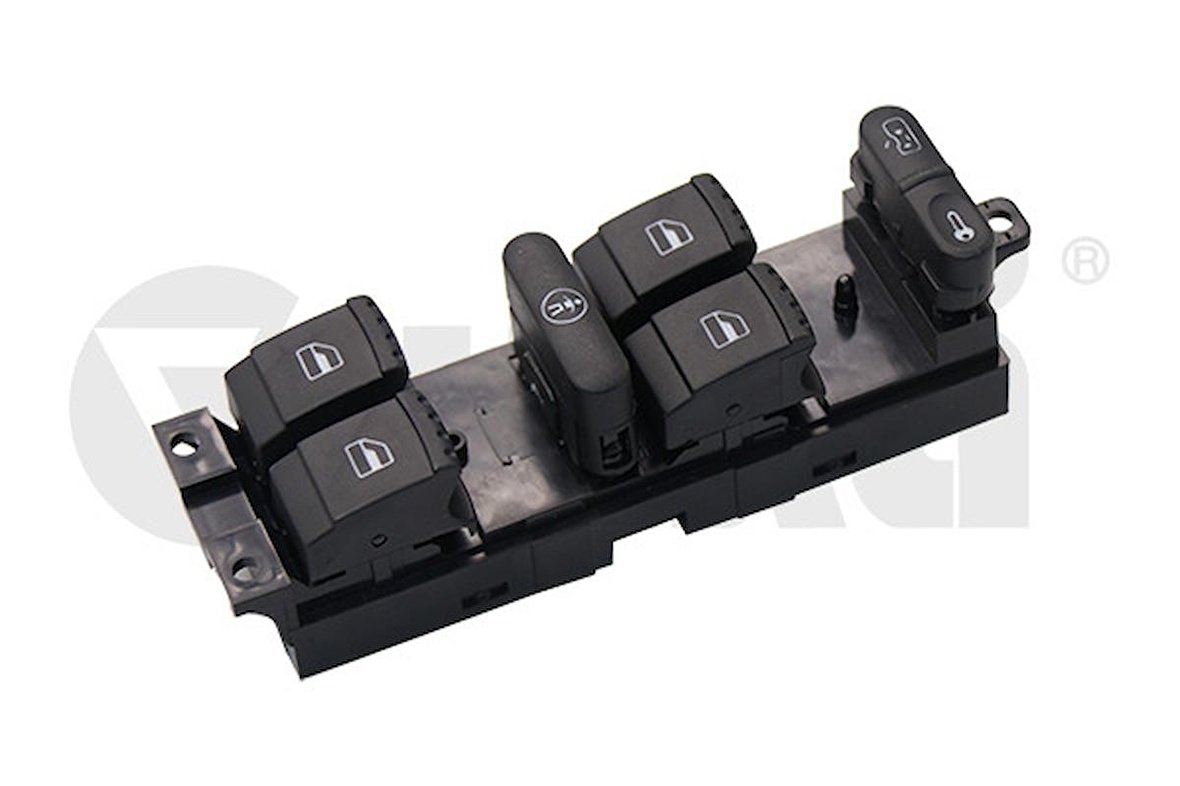 Cam Açma Anahtarı   ( 4 Lü Kırmızı Işık )-Bora  -Golf 4-Passat