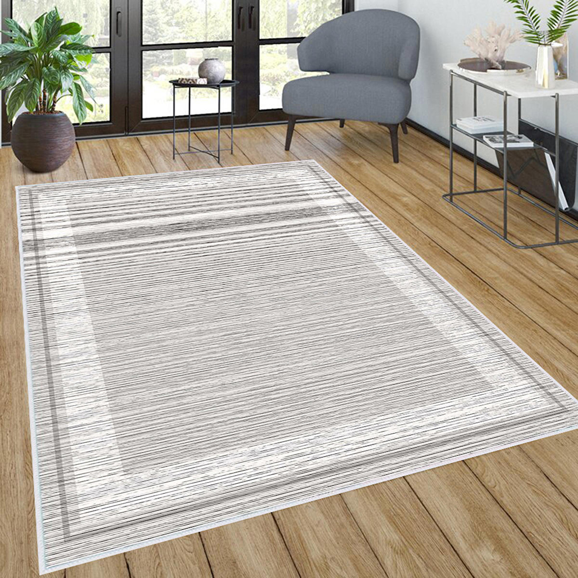 Dijital Baskı Yıkanabilir Kaymaz Taban Salon Halısı Ve Yolluk RVG0576