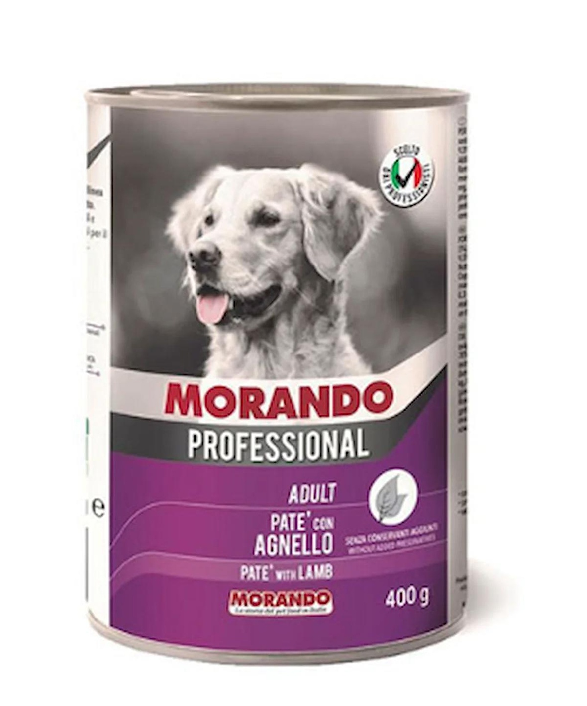 Morando Professional Pate Kuzu Etli Yetişkin Köpek Konservesi 12 Adet 400 Gr 