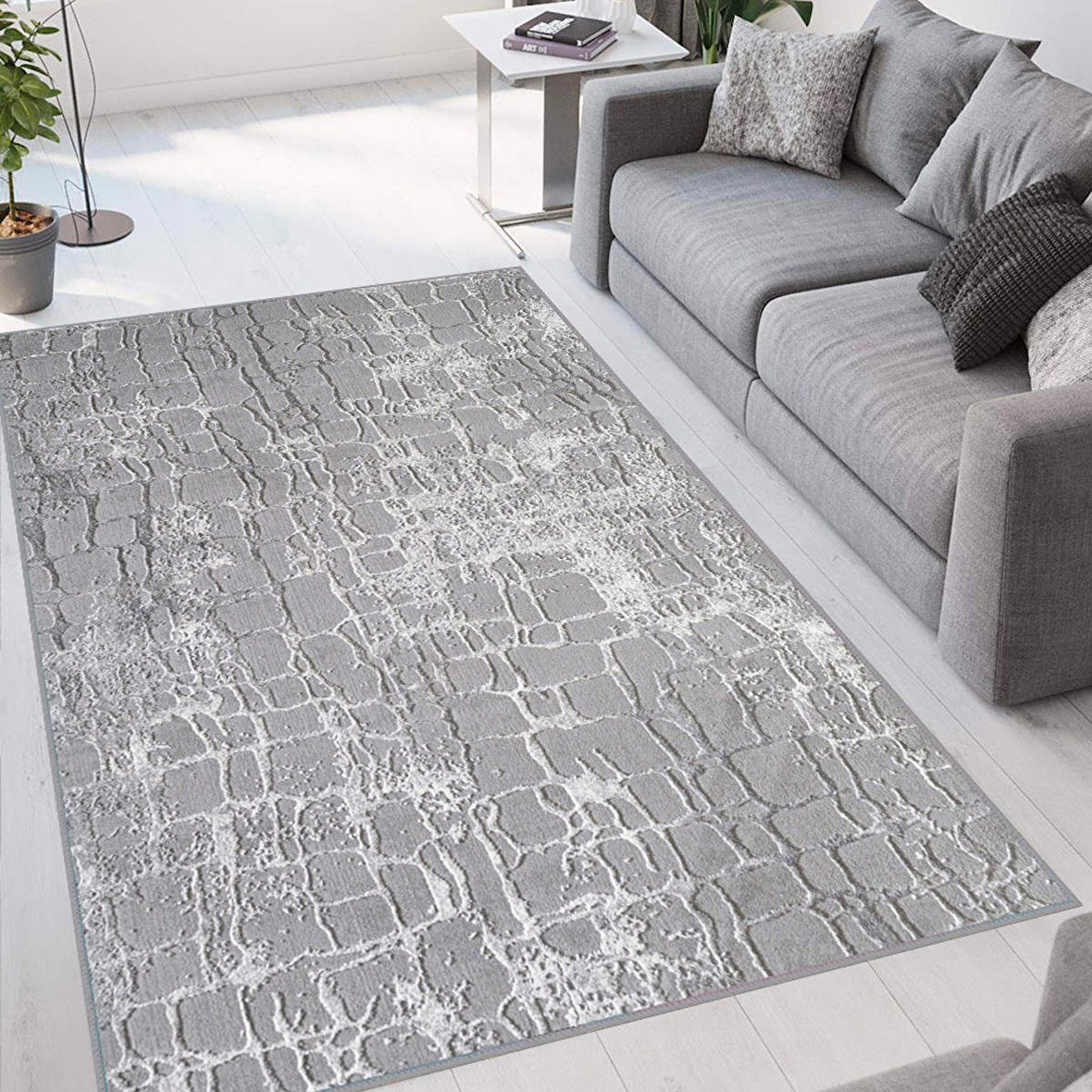 Dijital Baskı Yıkanabilir Kaymaz Taban Salon Halısı Ve Yolluk RVG1065