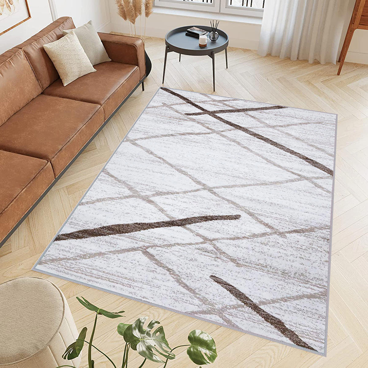 Dijital Baskı Yıkanabilir Kaymaz Taban Salon Halısı Ve Yolluk RVG0707