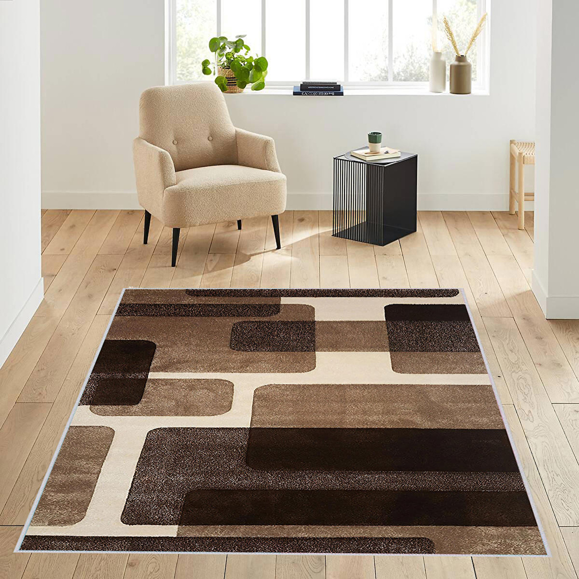 Dijital Baskı Yıkanabilir Kaymaz Taban Salon Halısı Ve Yolluk RVG1754