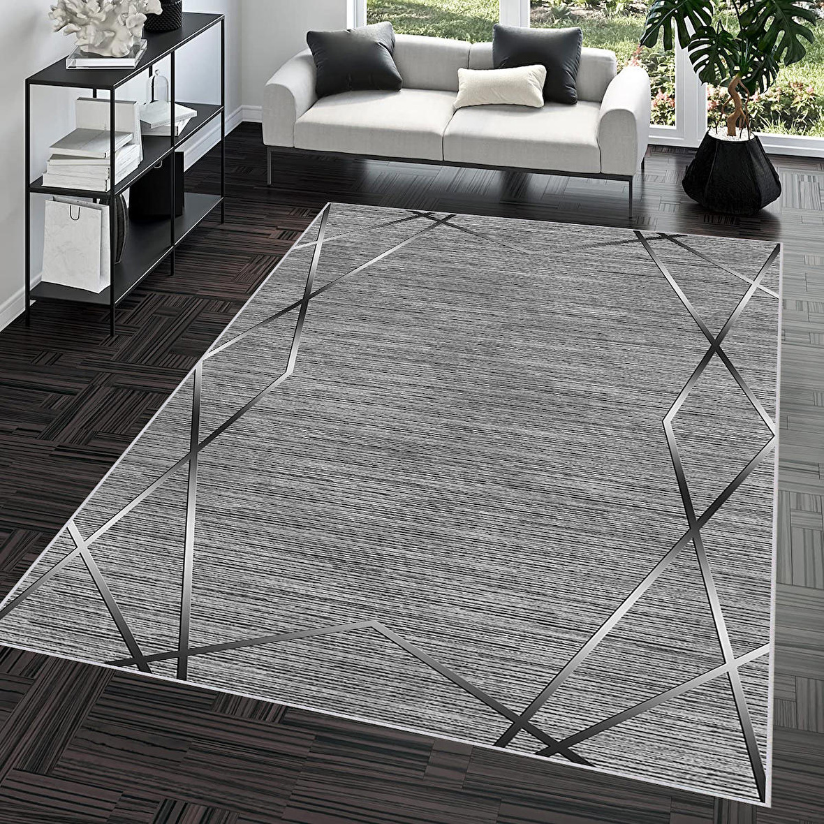 Dijital Baskı Yıkanabilir Kaymaz Taban Salon Halısı Ve Yolluk RVG0682